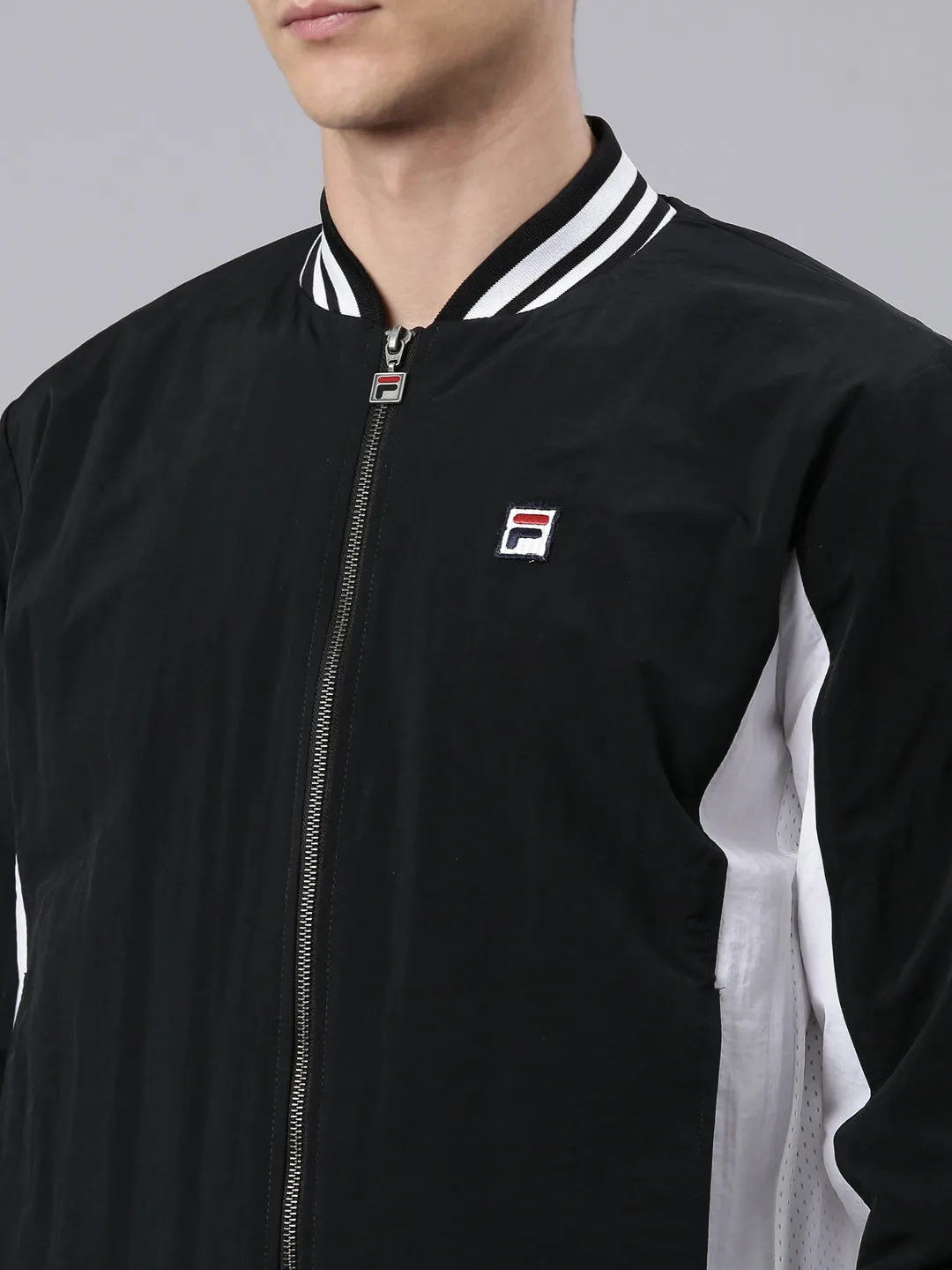 Fila Unisex Black Lu411119 Track Jkt