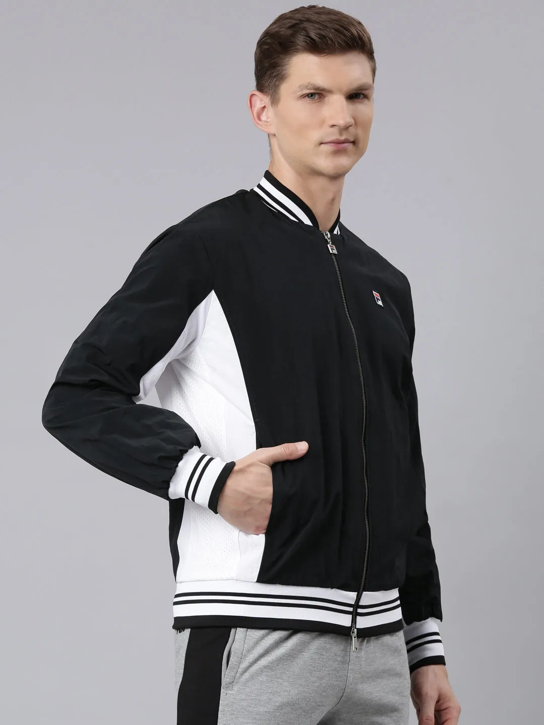 Fila Unisex Black Lu411119 Track Jkt