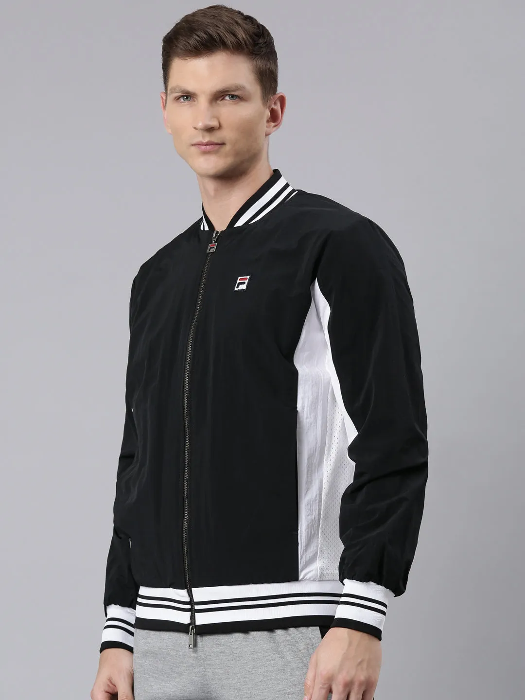 Fila Unisex Black Lu411119 Track Jkt