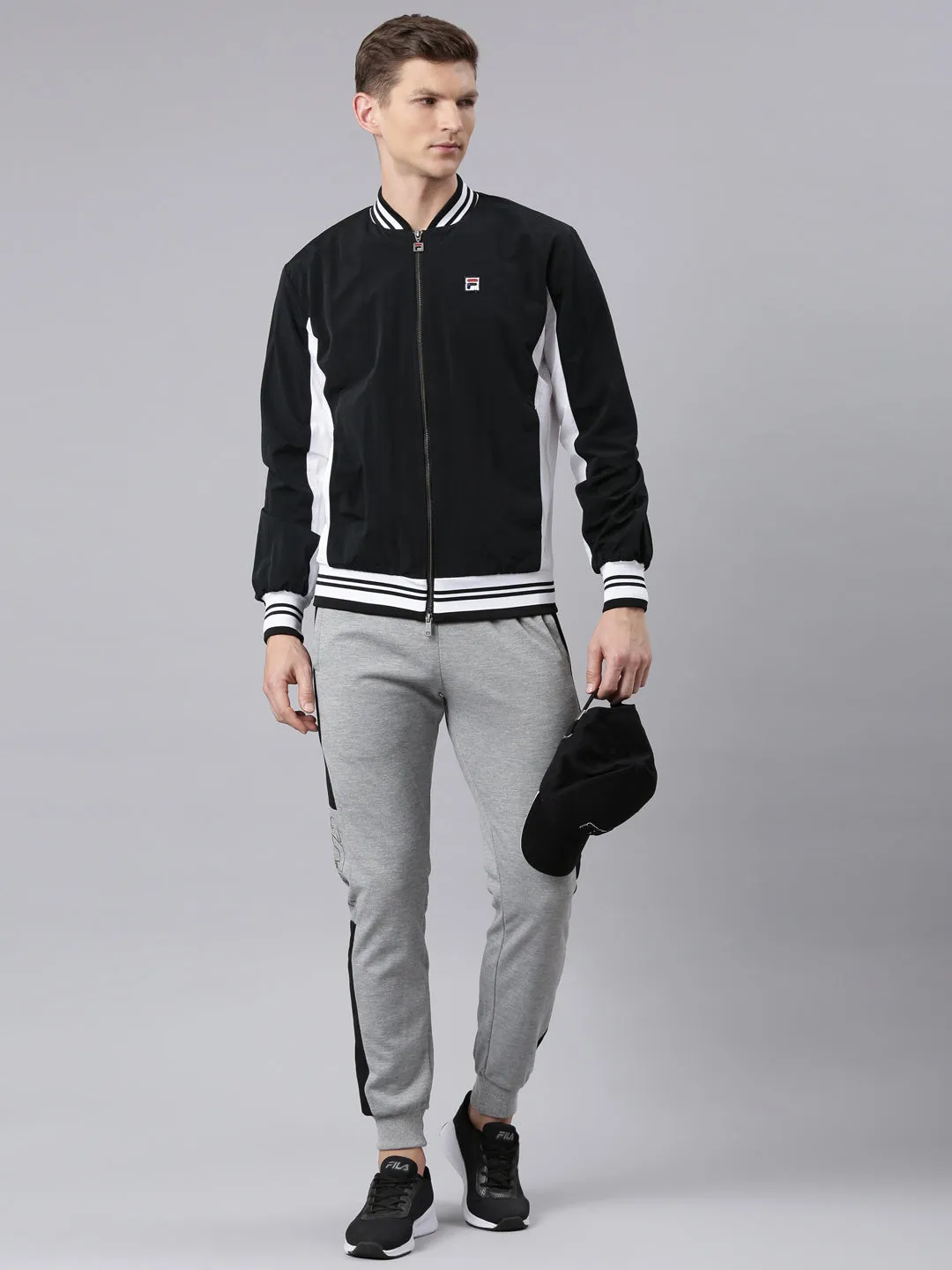 Fila Unisex Black Lu411119 Track Jkt