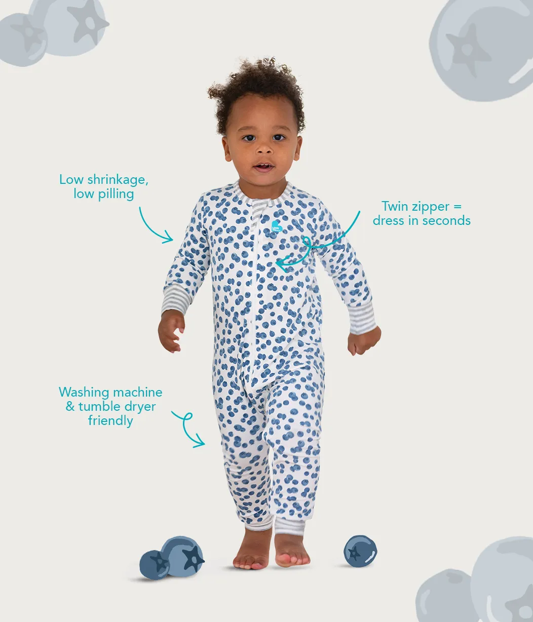 Footless Romper Cotton Pink Cottontail
