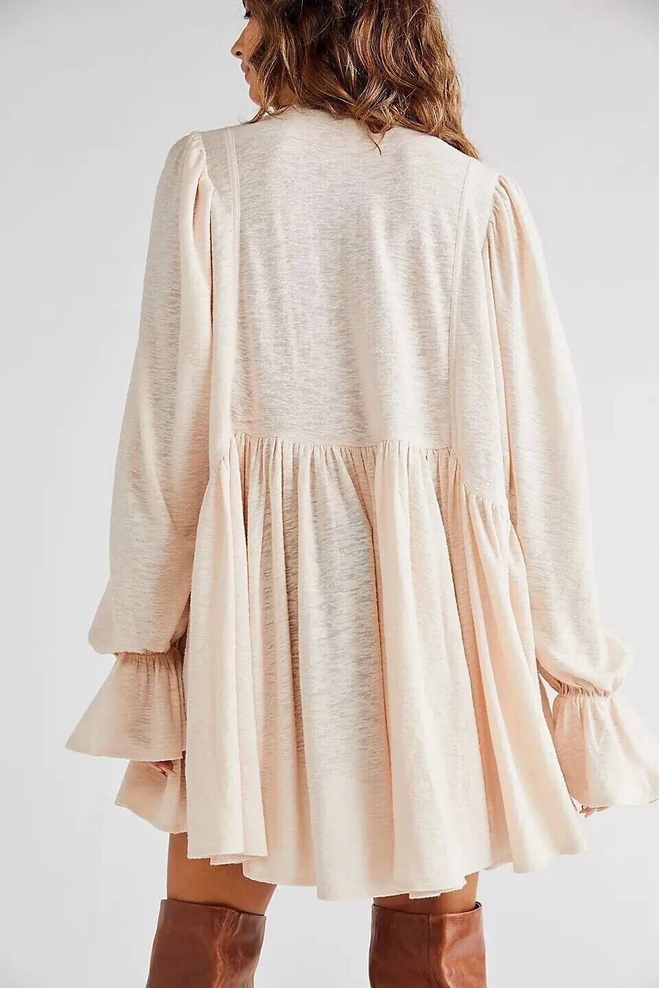 Free People Don't Call Me Baby Thermal Tunic Dress