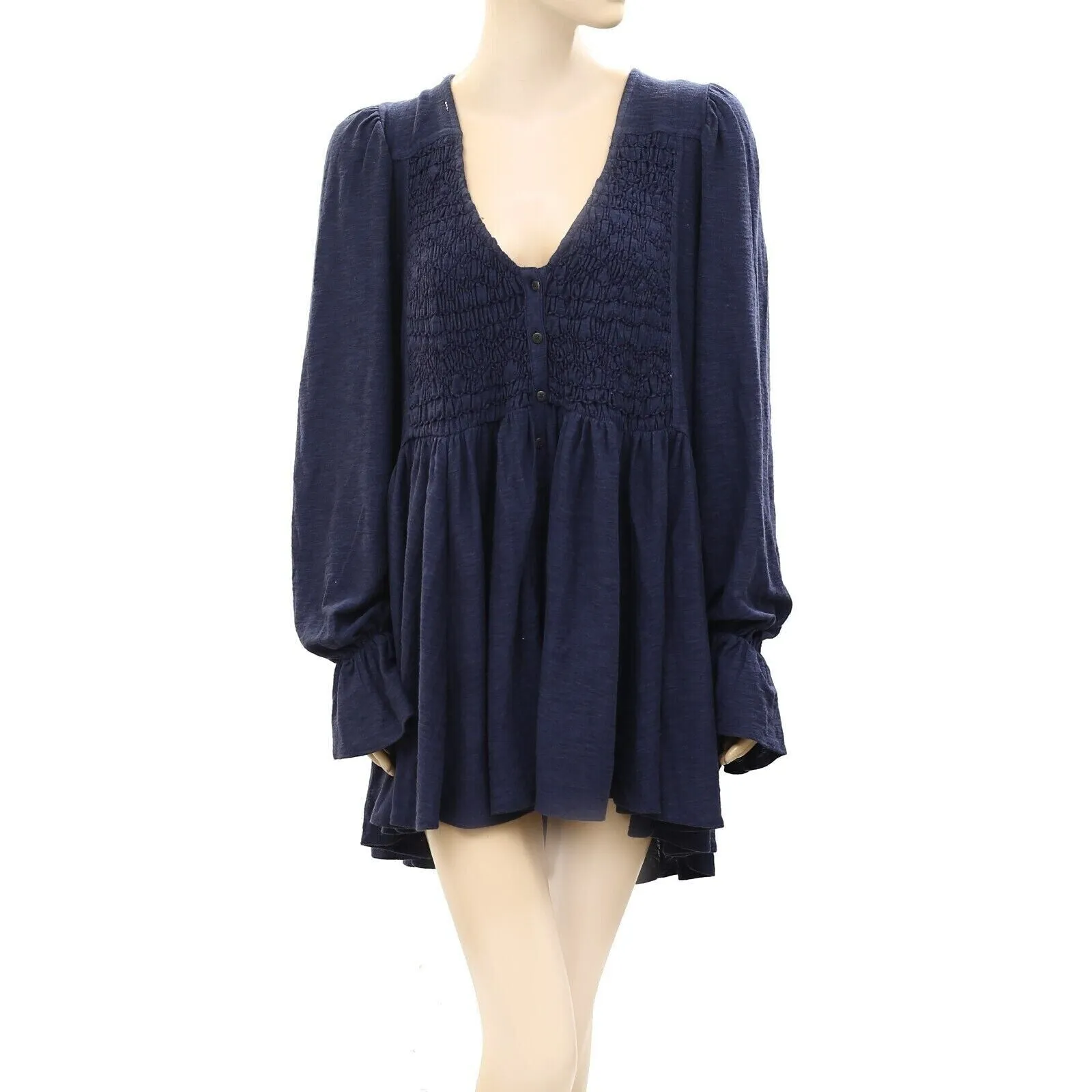 Free People Don't Call Me Baby Thermal Tunic Dress