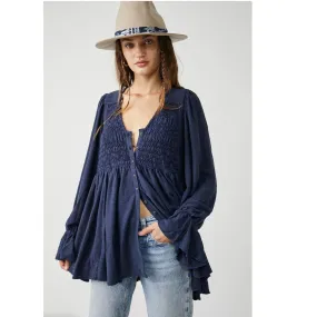 Free People Don't Call Me Baby Thermal Tunic Dress