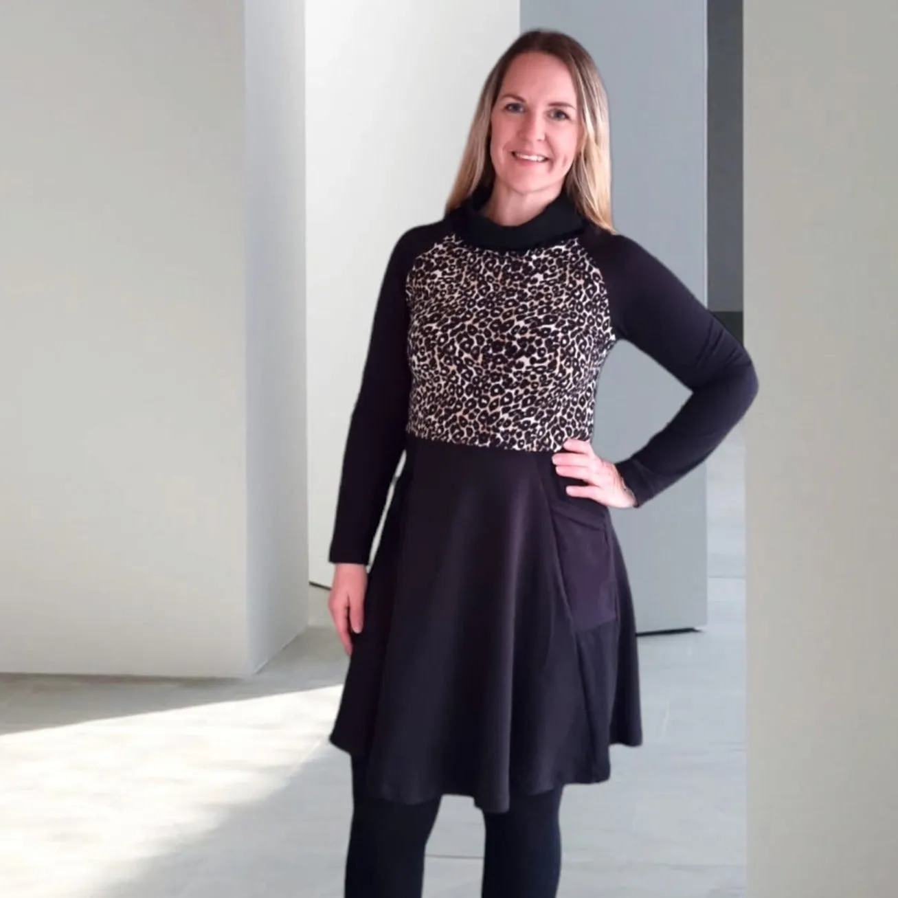 Frosty Finesse Dress Strl 34-56 PDF-mönster