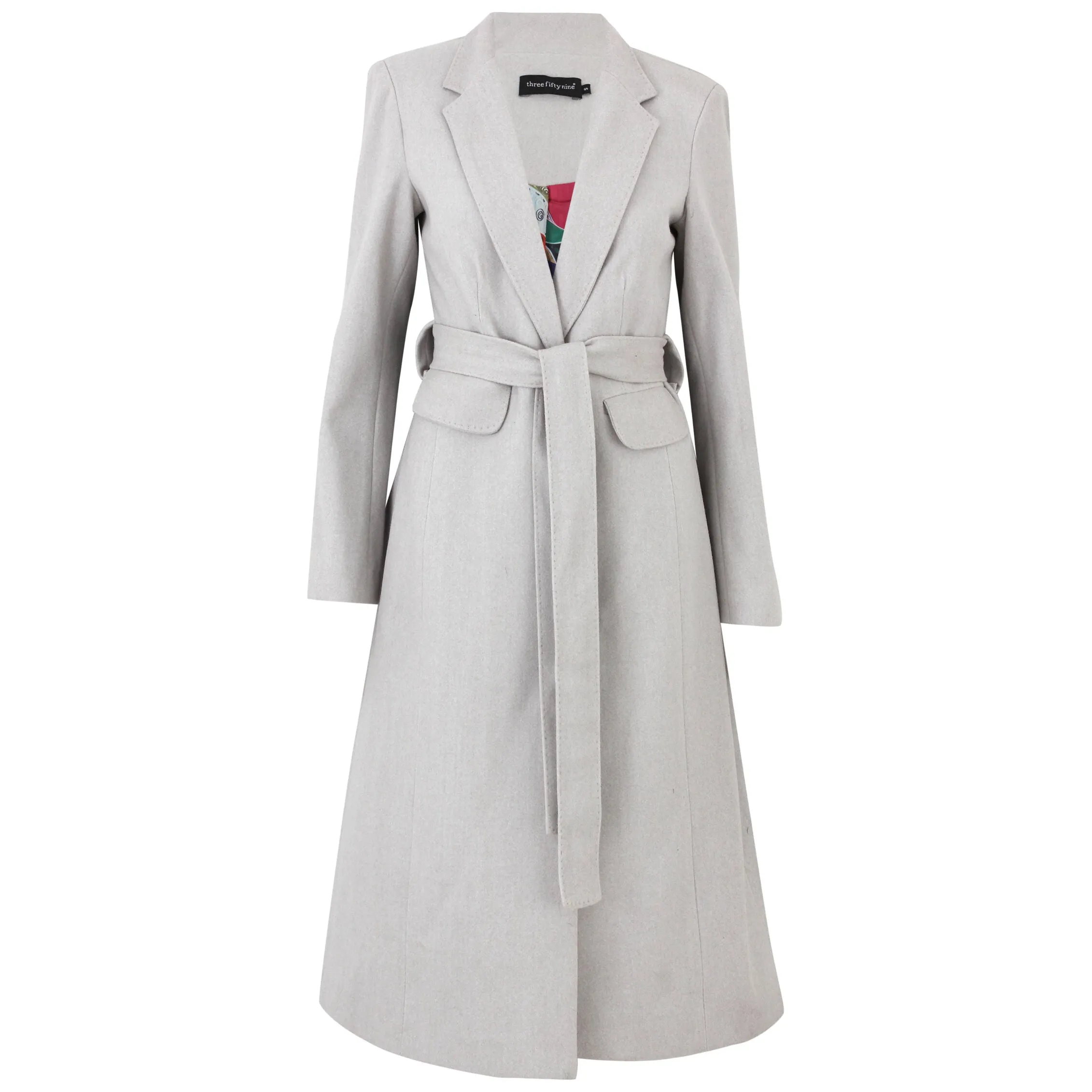Grey Crimson Queen Coat