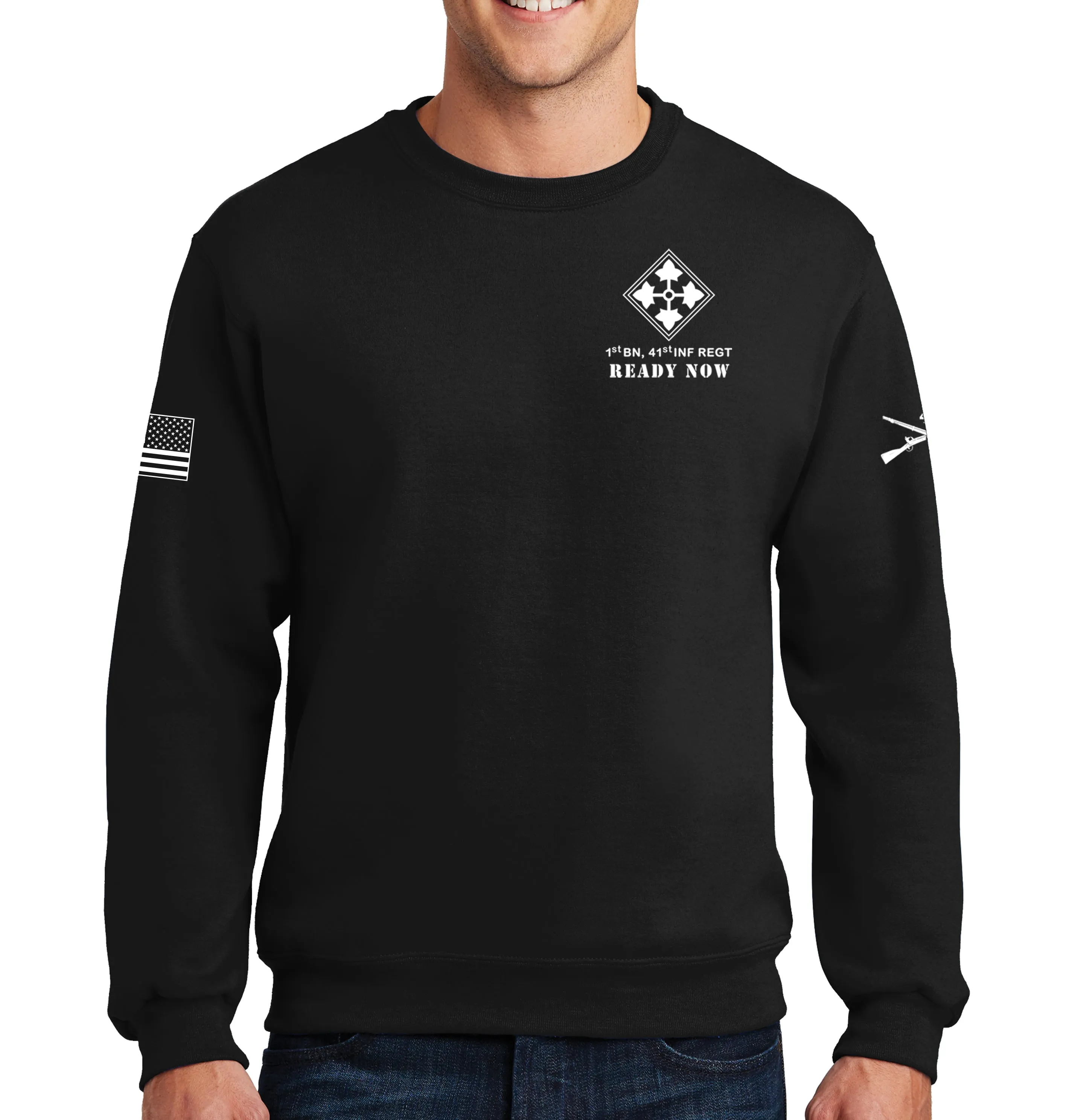 HAVOC Crewneck Unisex Sweatshirt. This shirt IS approved for PT.