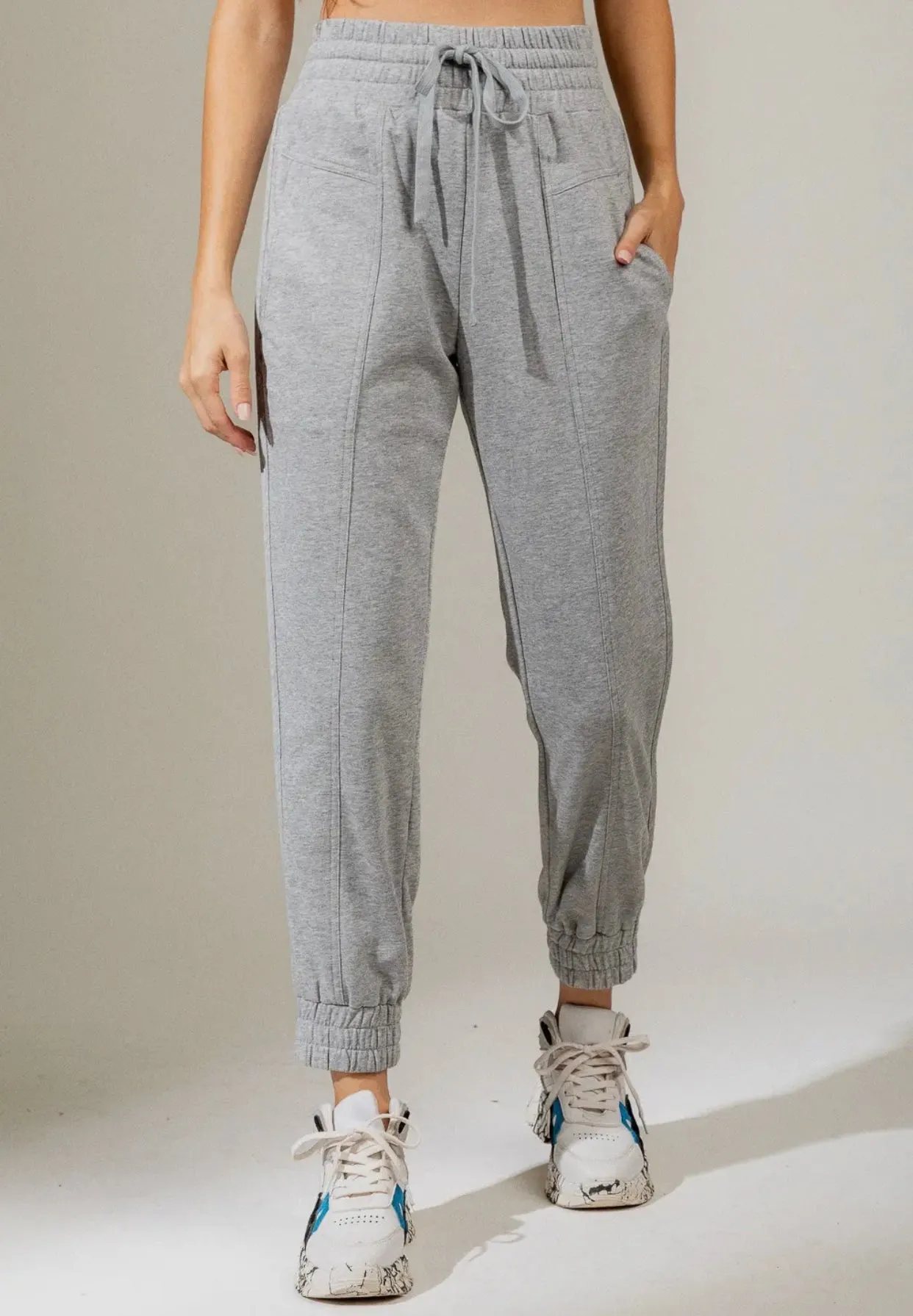 High Waist Knit Jogger