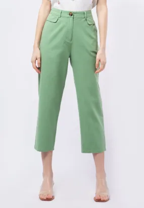 High Waist Straight Pants