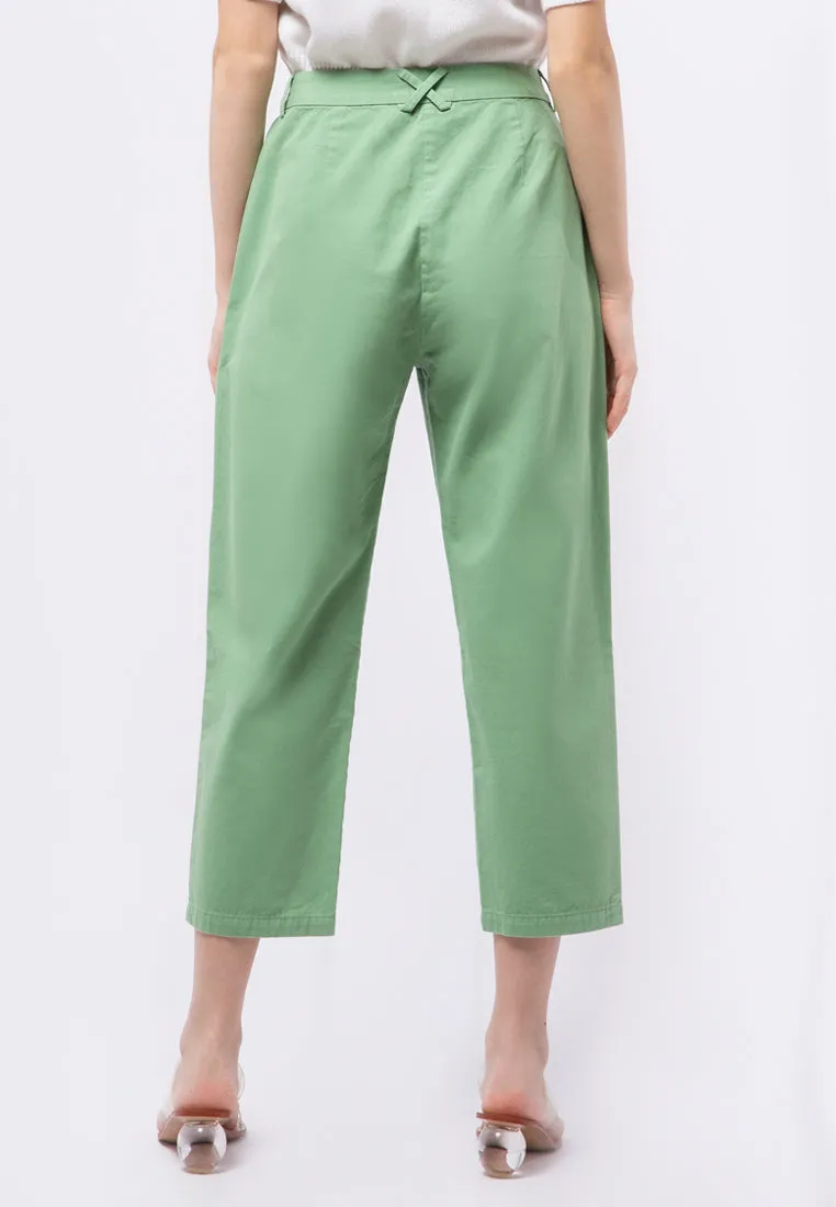 High Waist Straight Pants
