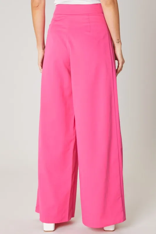 High Waist Wide Leg Pants (Pick Color)