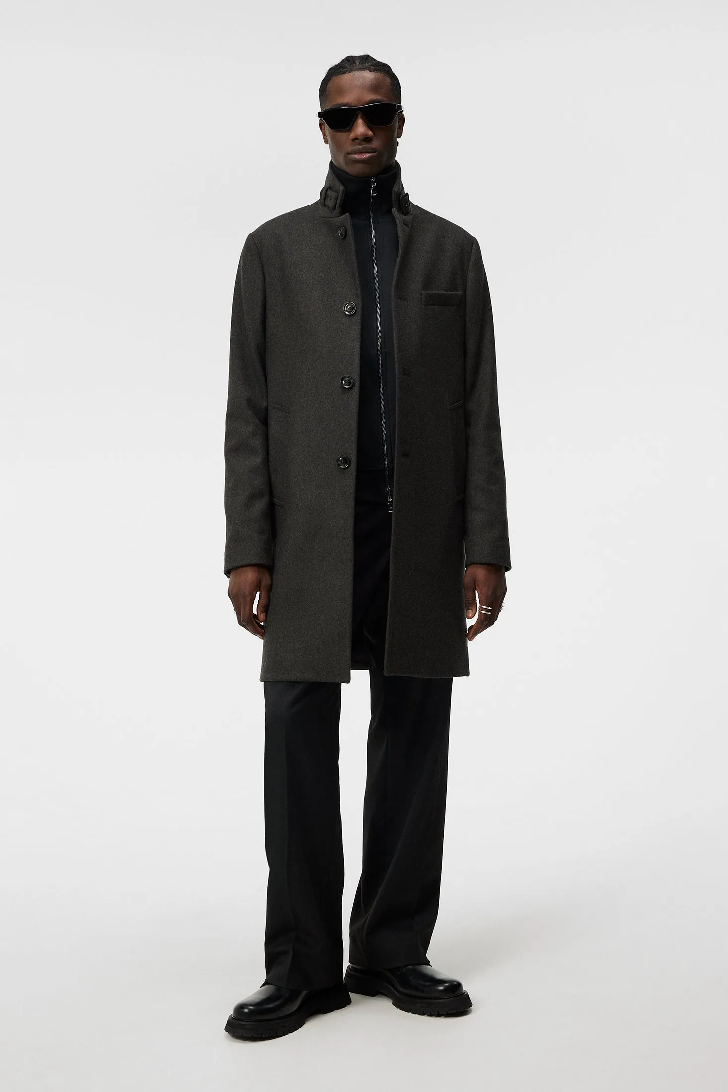 Holger Melton Coat / Forest Green