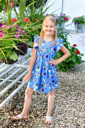 Ice Princess Flutter Milk Silk Dress