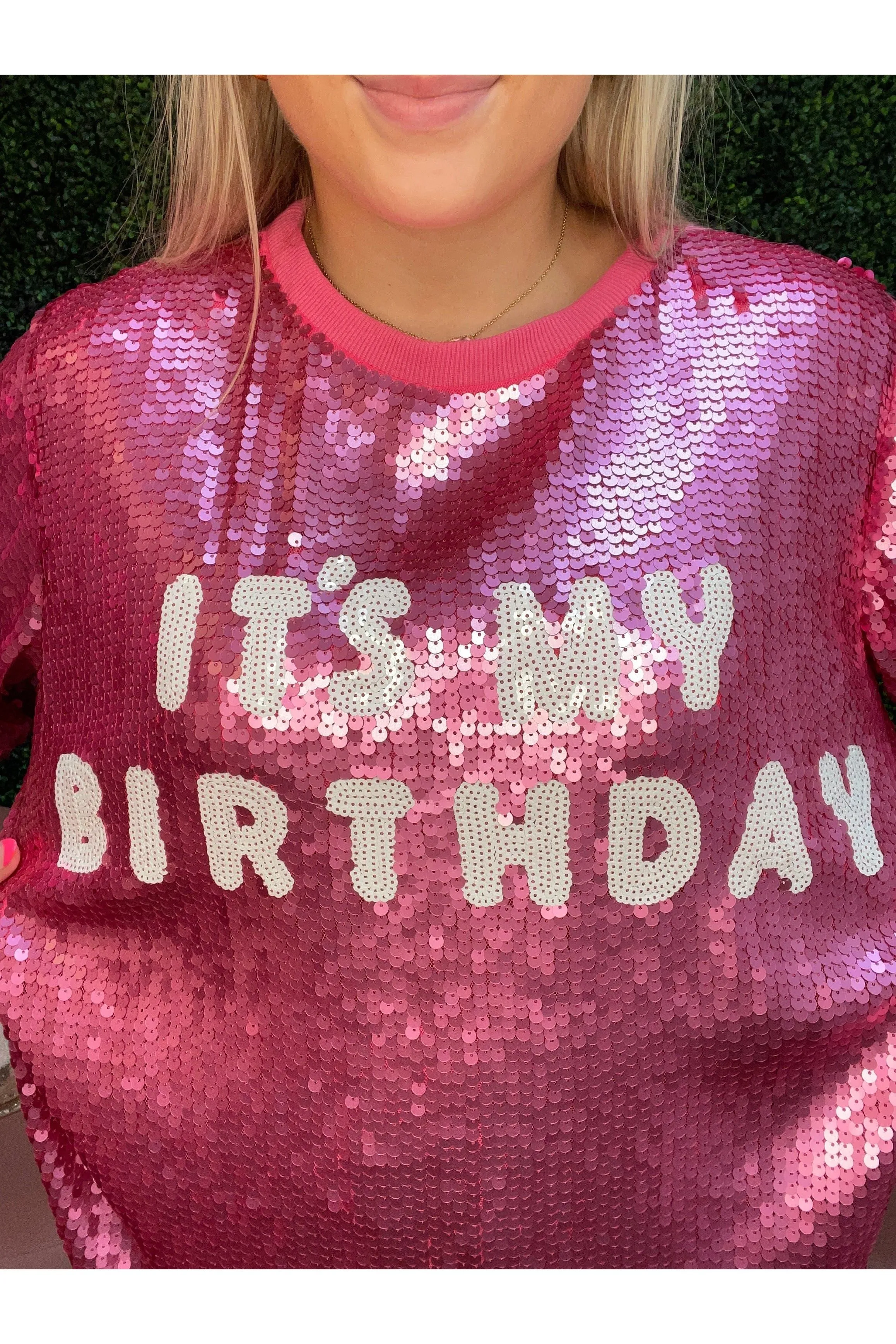 Its My birthday Sequin Shirt/Dress (ONE SIZE)