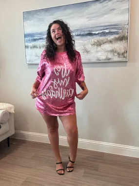 Its My birthday Sequin Shirt/Dress (ONE SIZE)