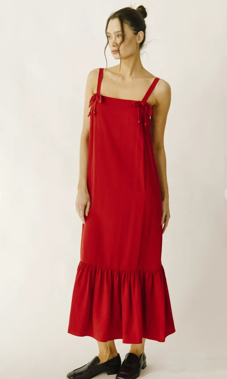 Jodie Tencel Midi Dress
