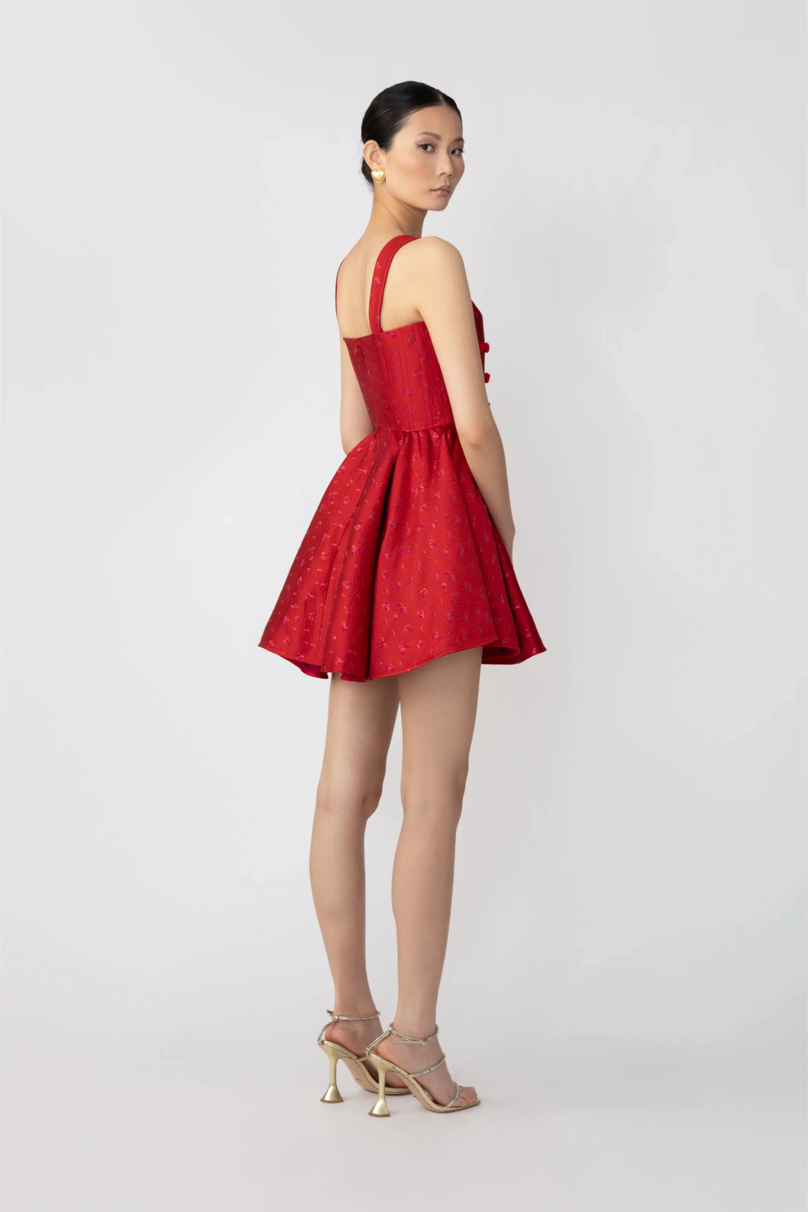 Jolie Jacquard Mini Dress