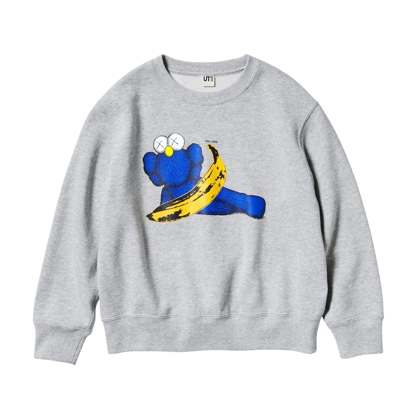 KAWS x Warhol x UNIQLO UT Graphic Sweatshirt Kids 'Grey'