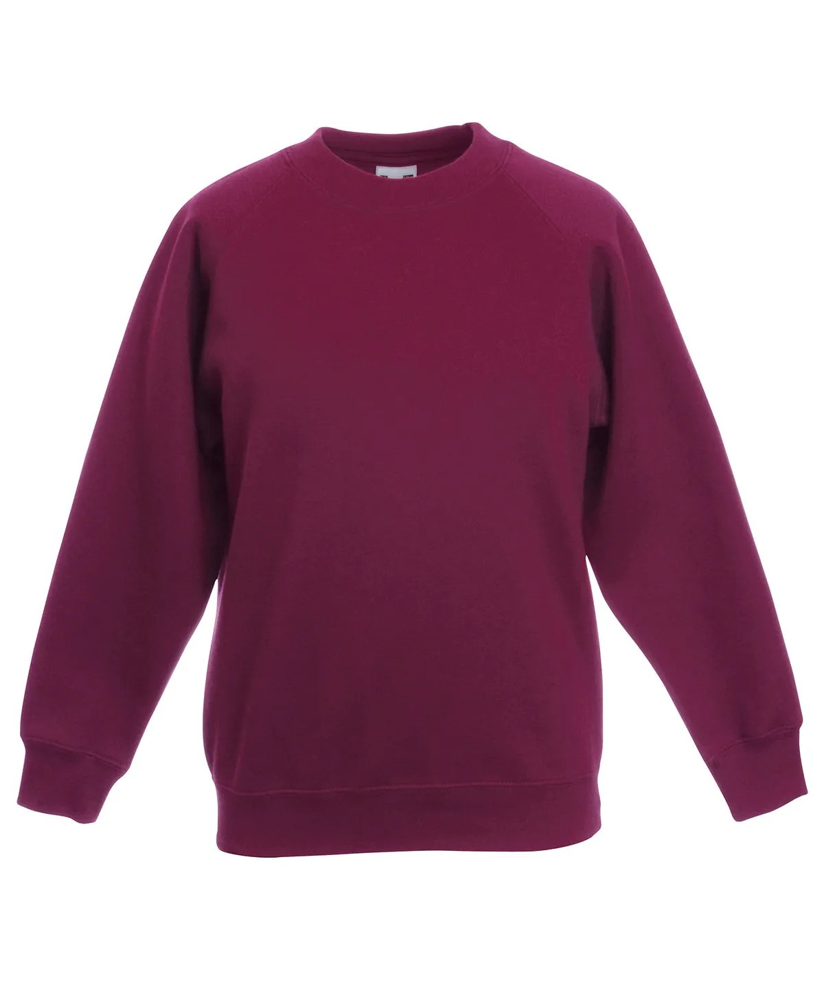 Kids classic raglan sweatshirt | Burgundy