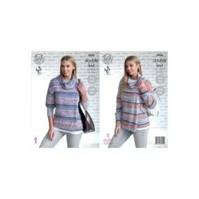 King Cole Drifter DK Knitting Pattern 4856