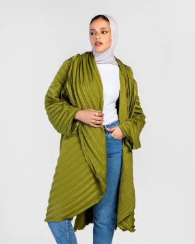 Kiwi Circular Pleated Cardigan