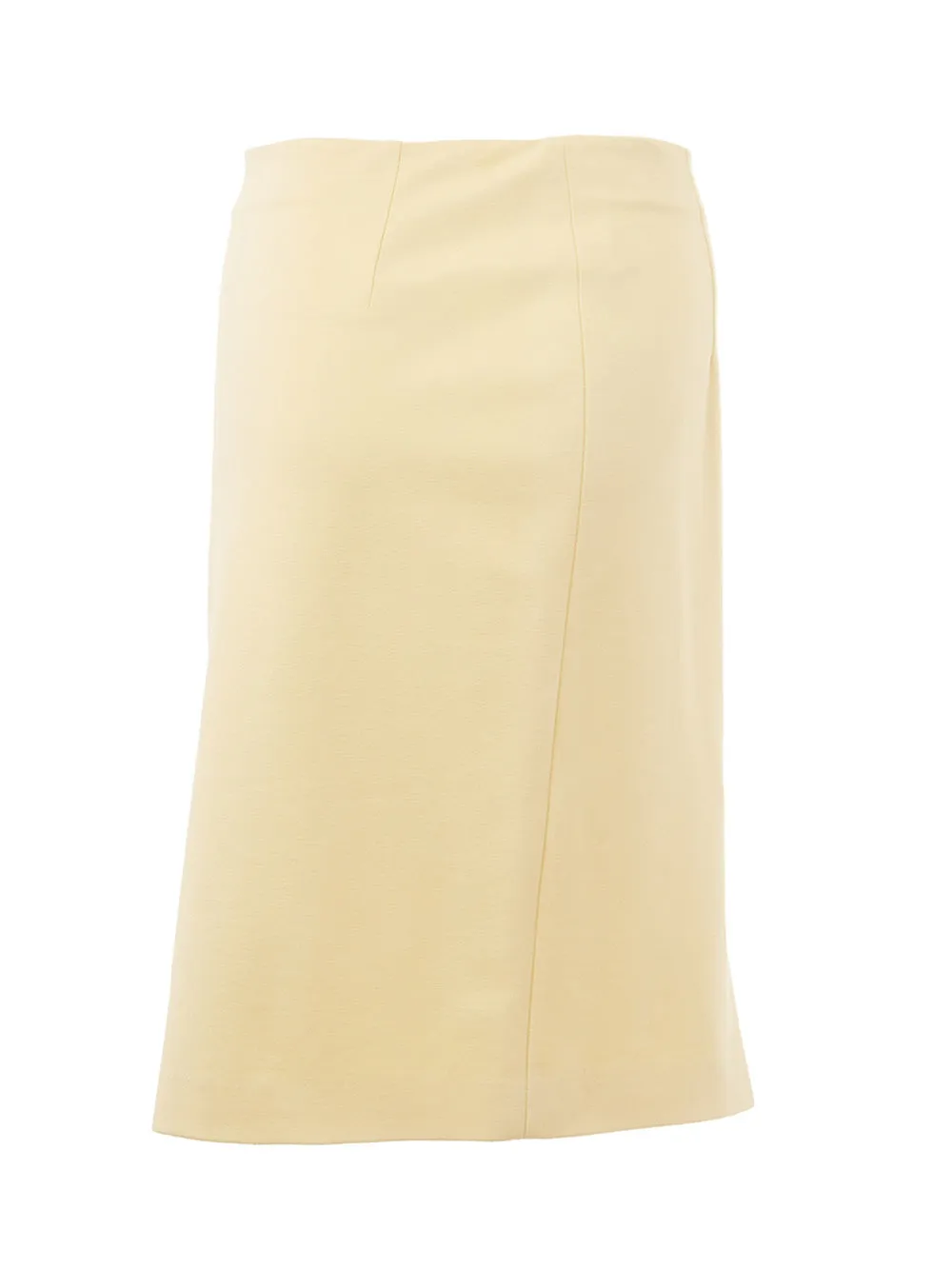 Lardini Elegant Yellow Pencil Skirt