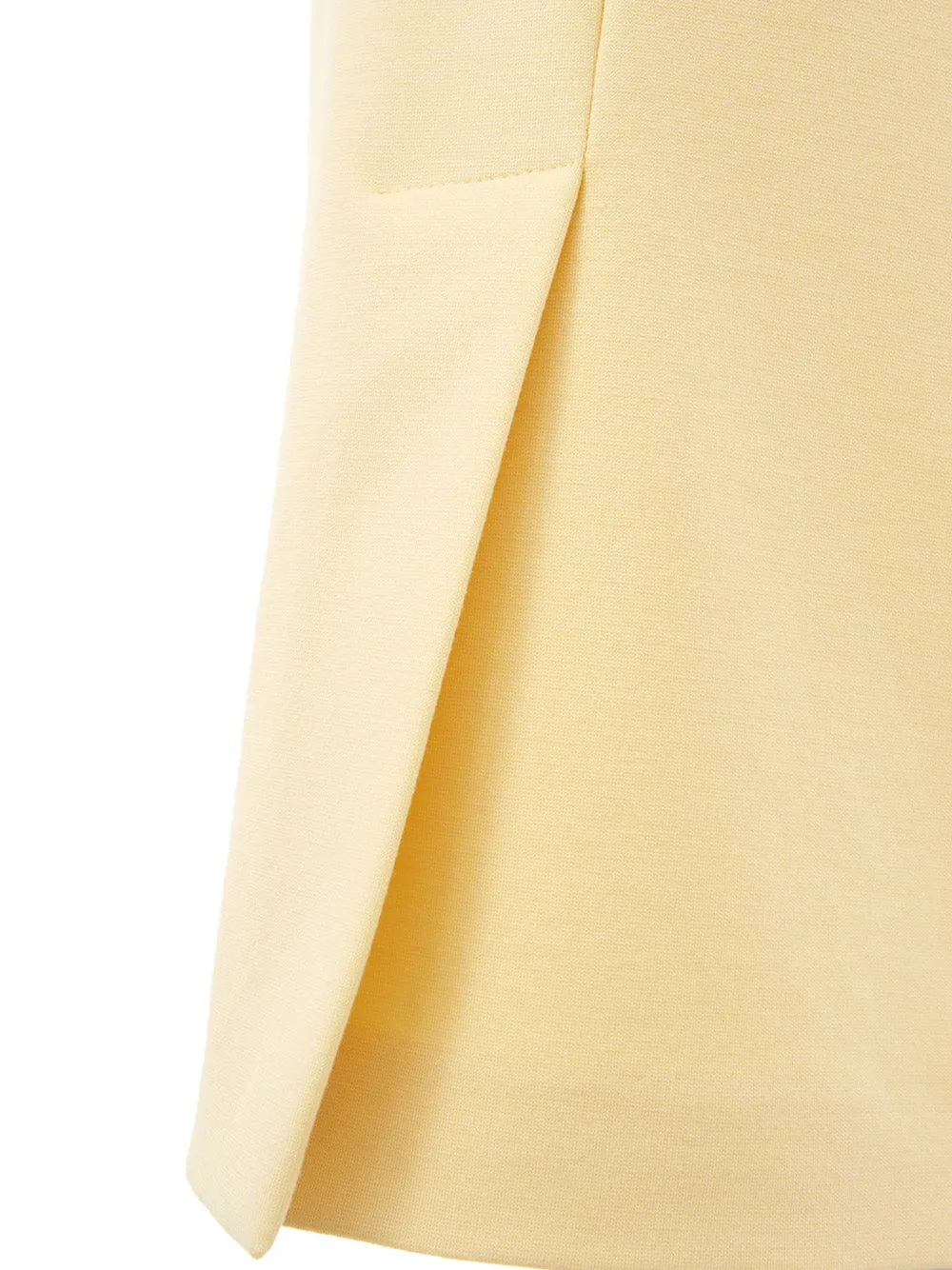 Lardini Elegant Yellow Pencil Skirt
