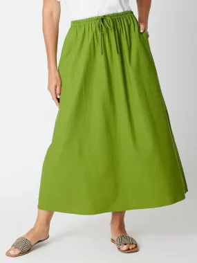 Leaves Of Love Core Skirt - Avocado 30441