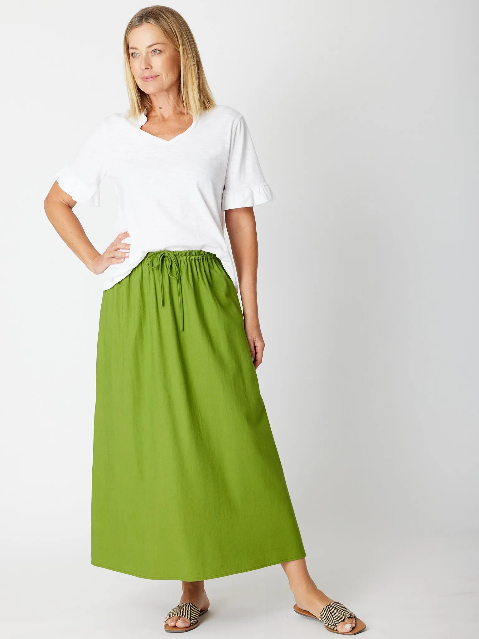 Leaves Of Love Core Skirt - Avocado 30441