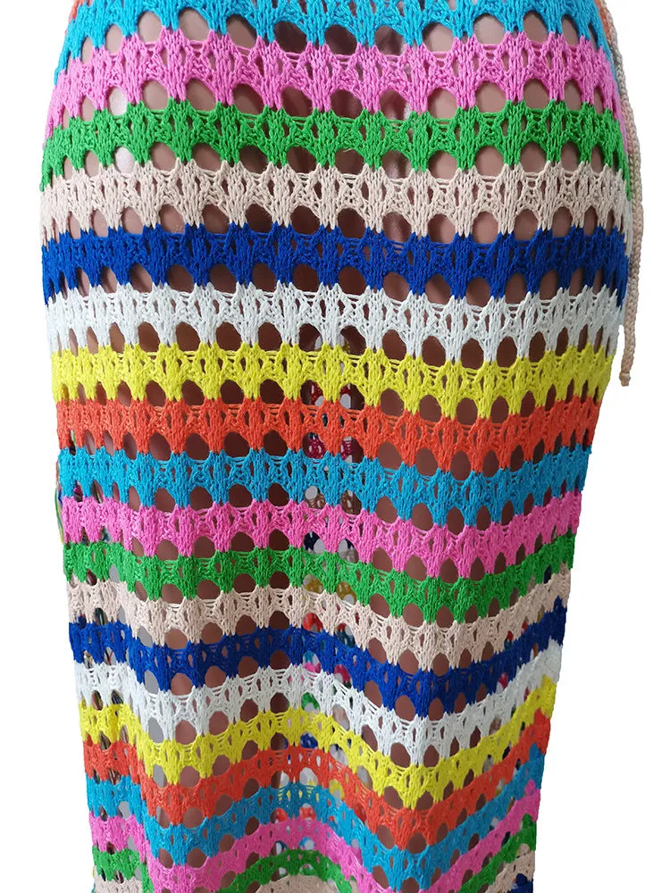 Let's Celebrate Crochet Split Skirt