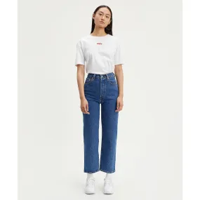 Levis Ribcage Straight Ankle Georgie Medium Wash