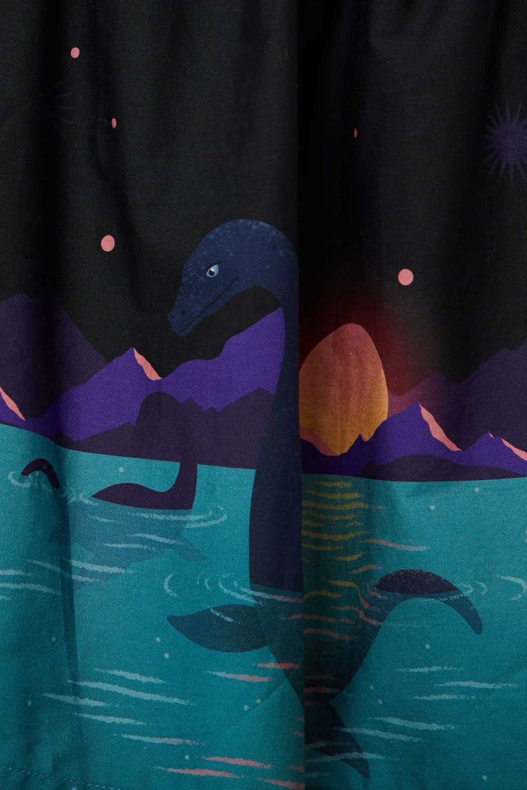 Loch Ness Print Skirt