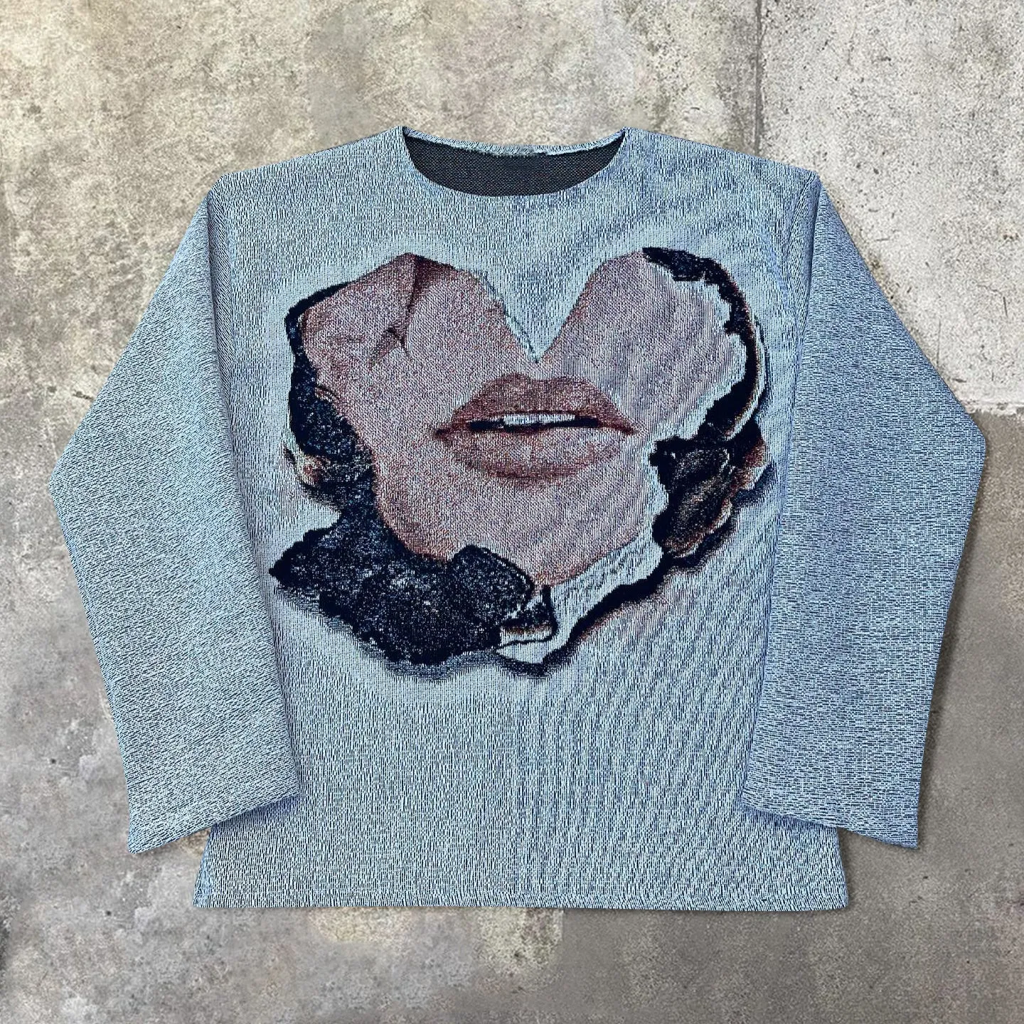 Love Retro Crew Neck Sweatshirt
