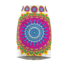 Mandala Pencil Skirt - Bohemian Elegance