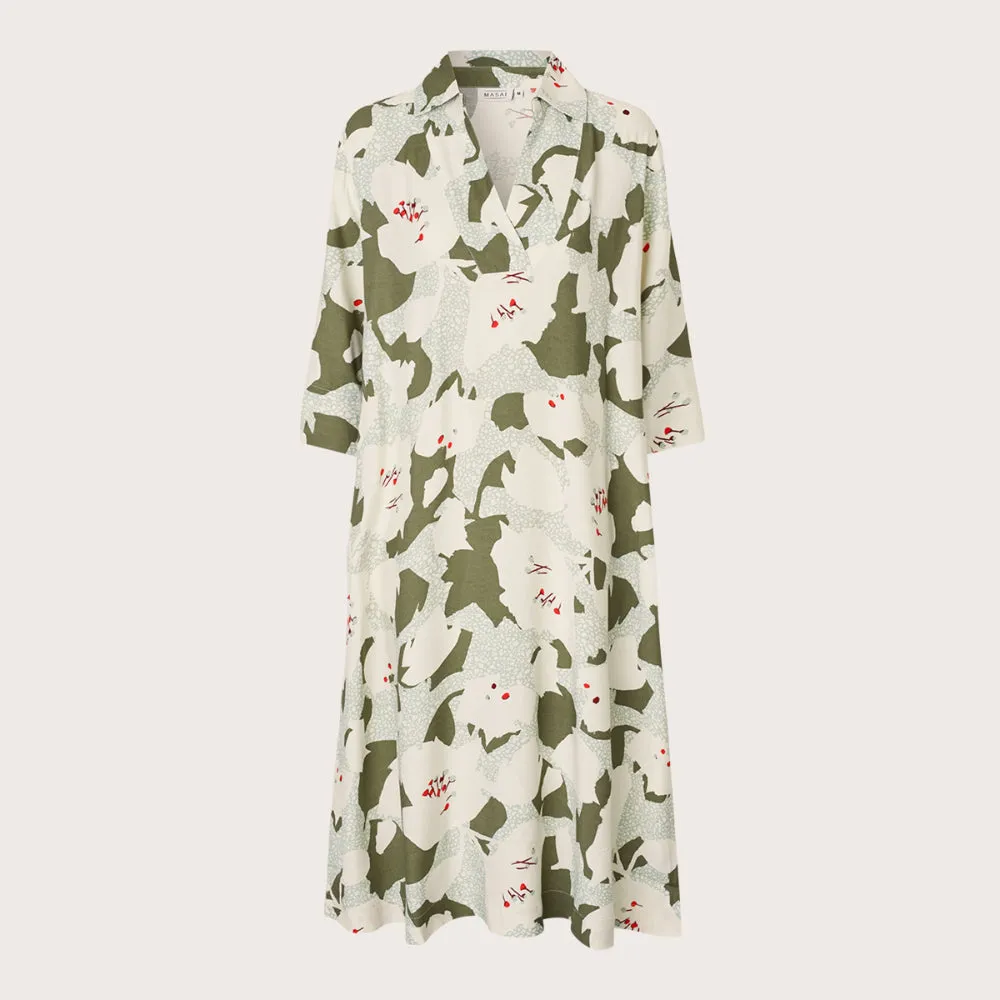 Masai Nikeetos Dress In Frosty Green