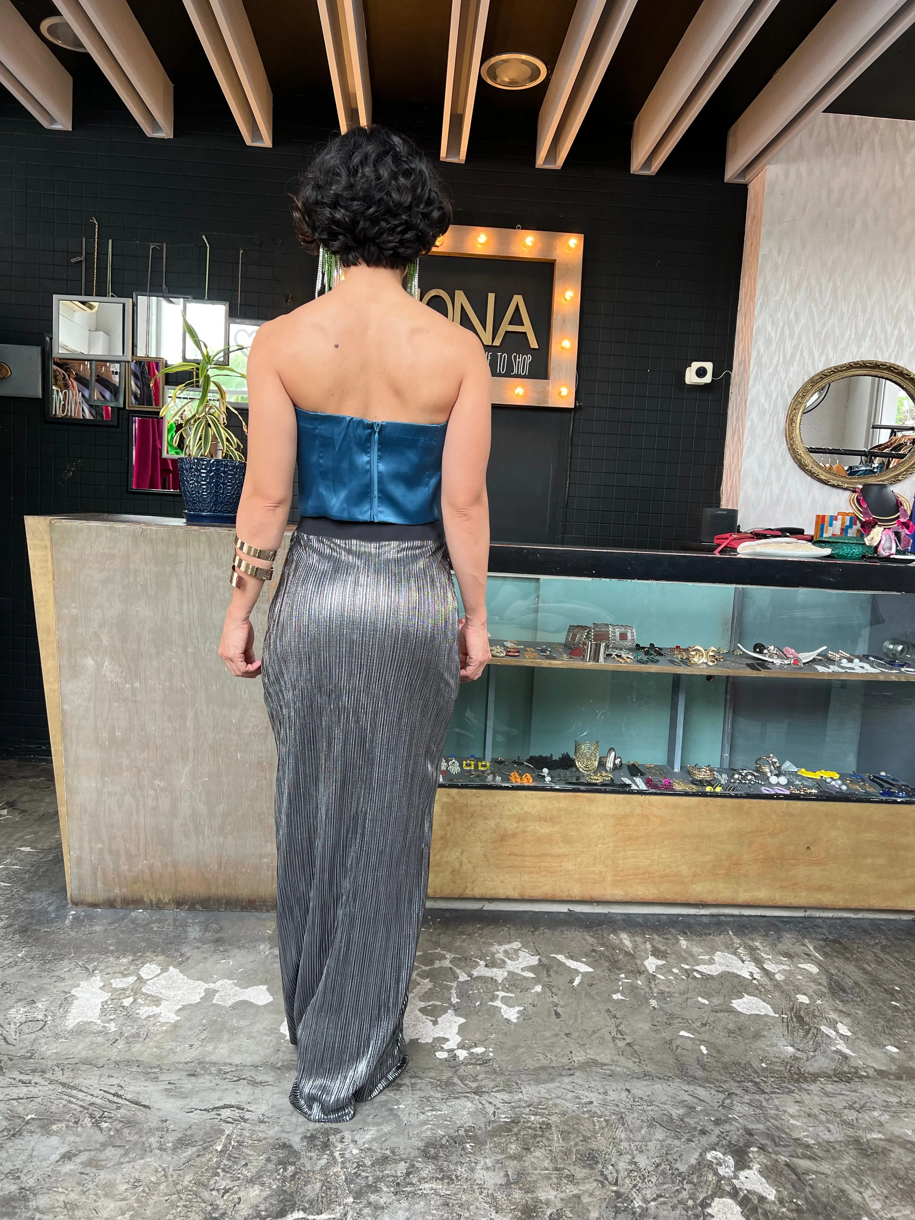 Maxi pencil skirt