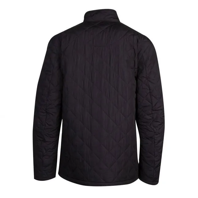 Mens Barbour Black Chelsea Sportsquilt Jacket