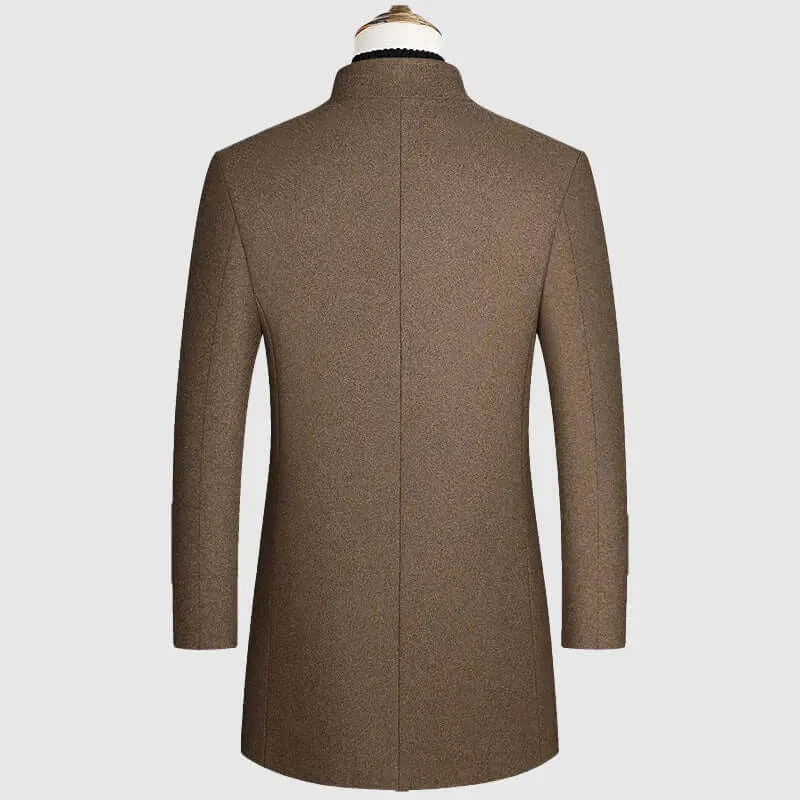 Men's Classic Wool Blend Winter Coat