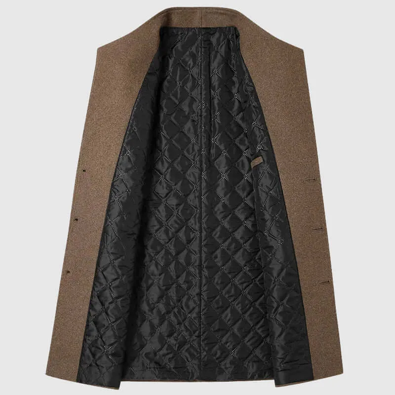 Men's Classic Wool Blend Winter Coat
