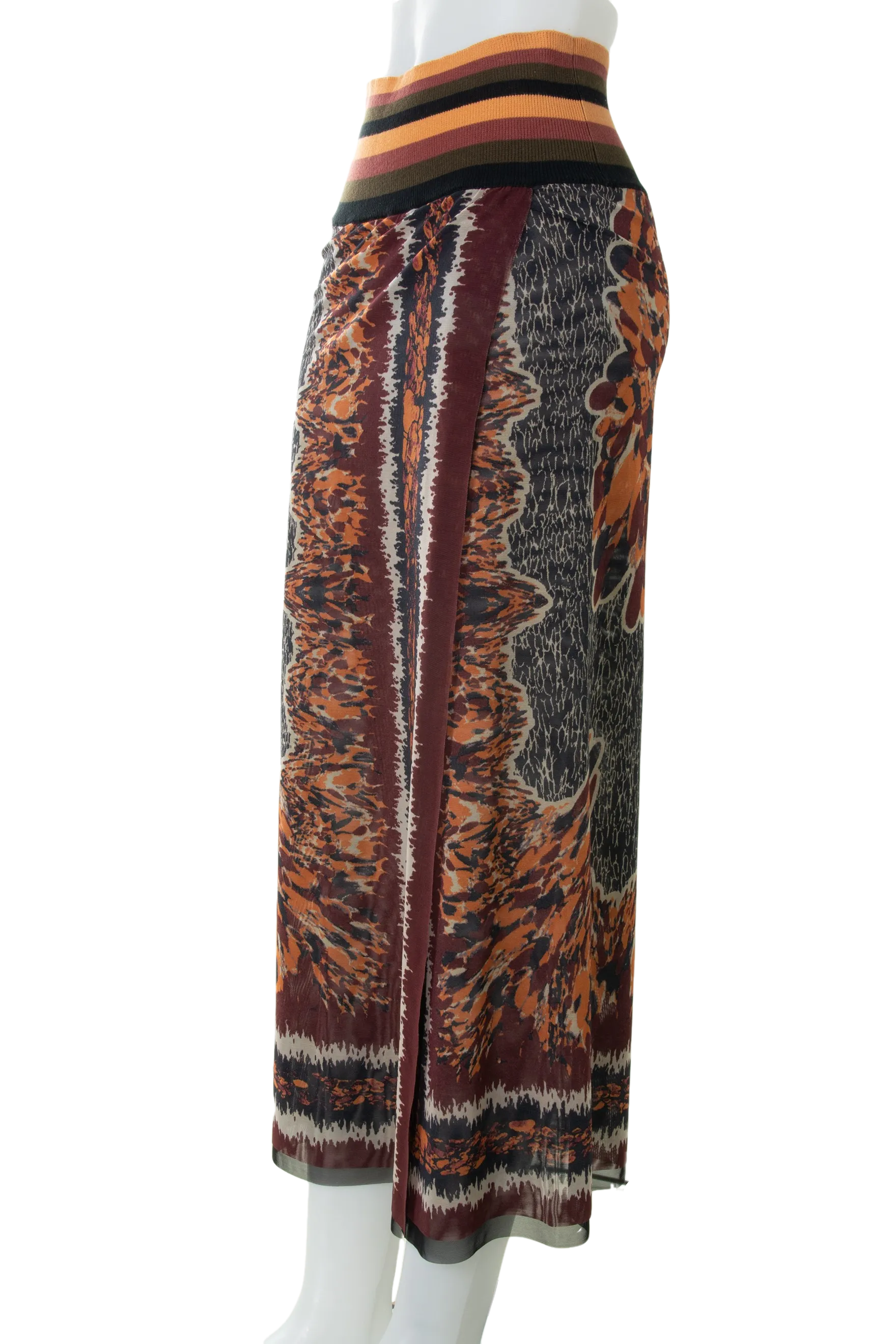 Mesh Maxi Skirt