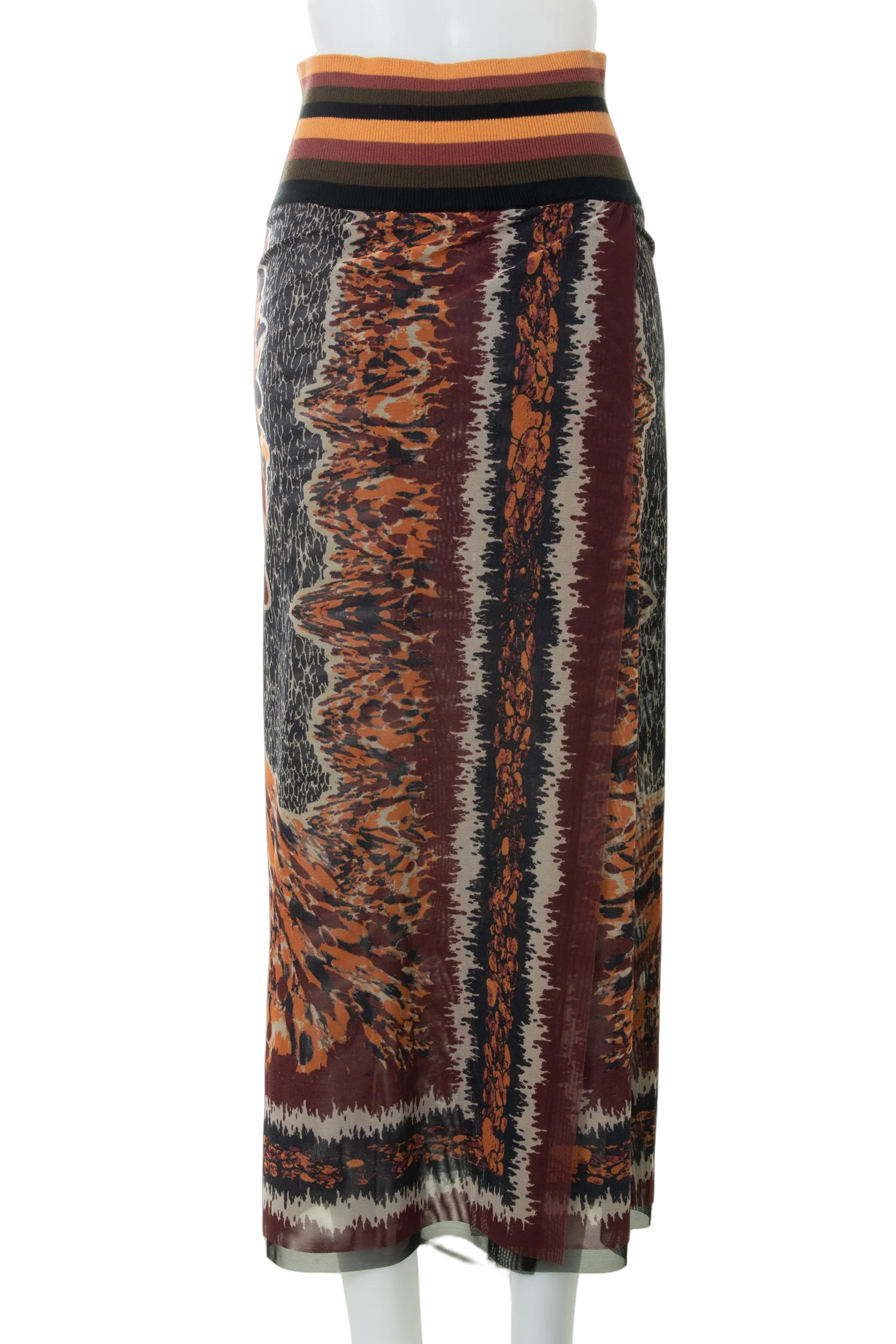 Mesh Maxi Skirt