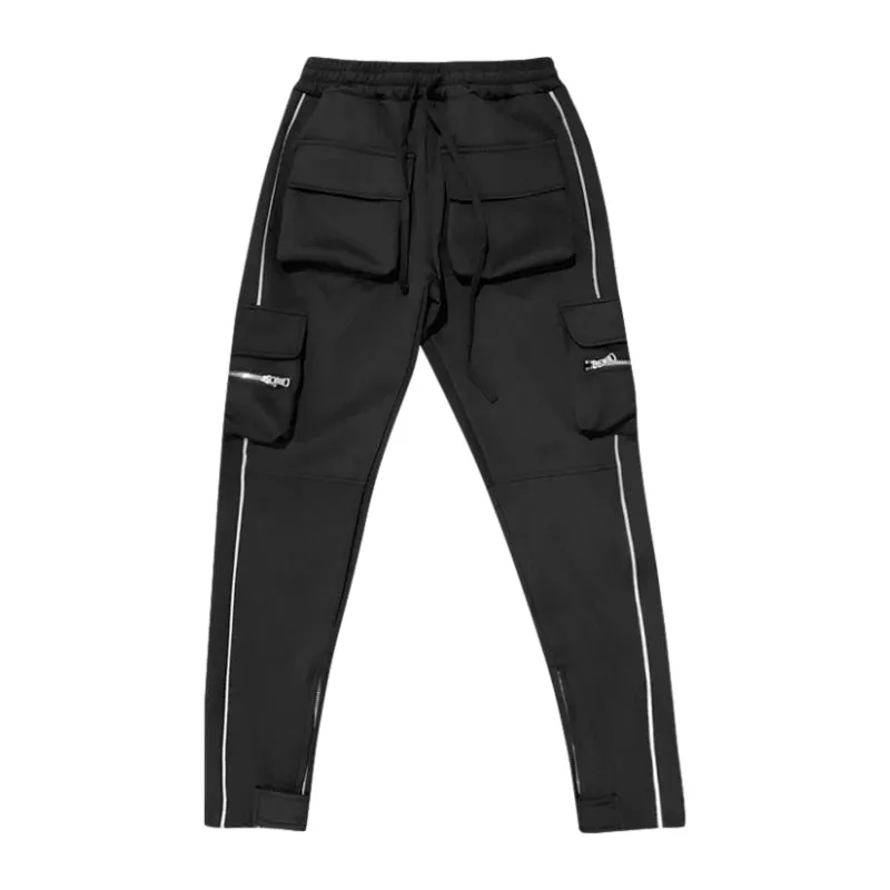 Modern Reflective Line Cargo Pants