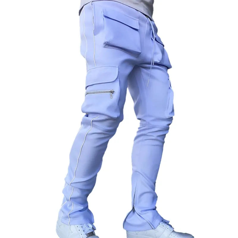 Modern Reflective Line Cargo Pants