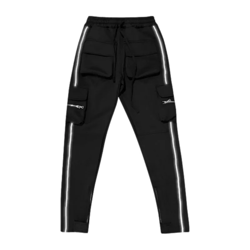 Modern Reflective Line Cargo Pants