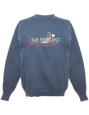 Navy San Fransico Sweatshirt - M