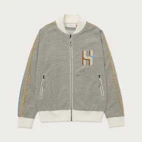 Novelty Knit Track Jacket