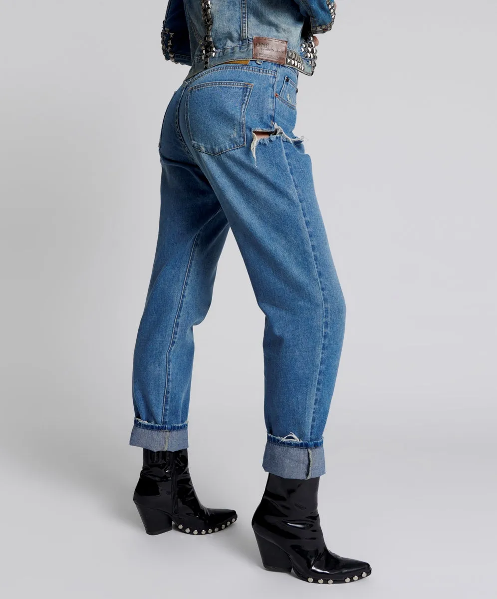 PACIFICA 1982s HIGH WAIST BALLOON JEANS
