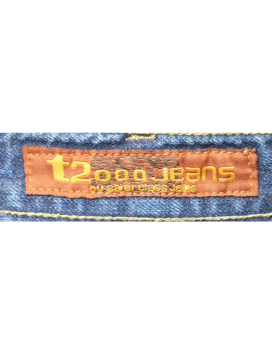 Pencil Shape Denim Skirt - XS