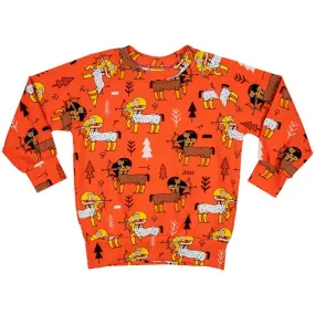 Raspberry Republic Sweatshirt - Enchanted Forest Tomato