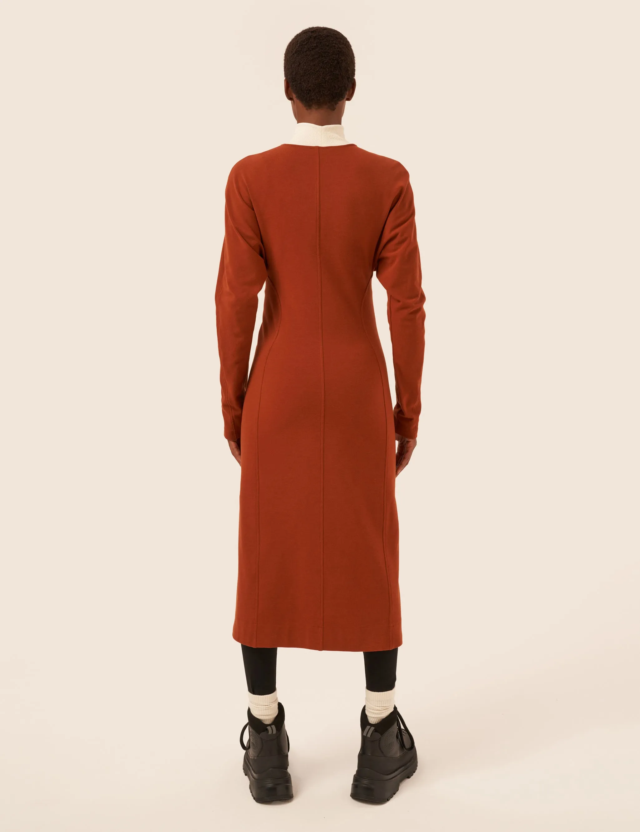Sculpted Zip Dress
